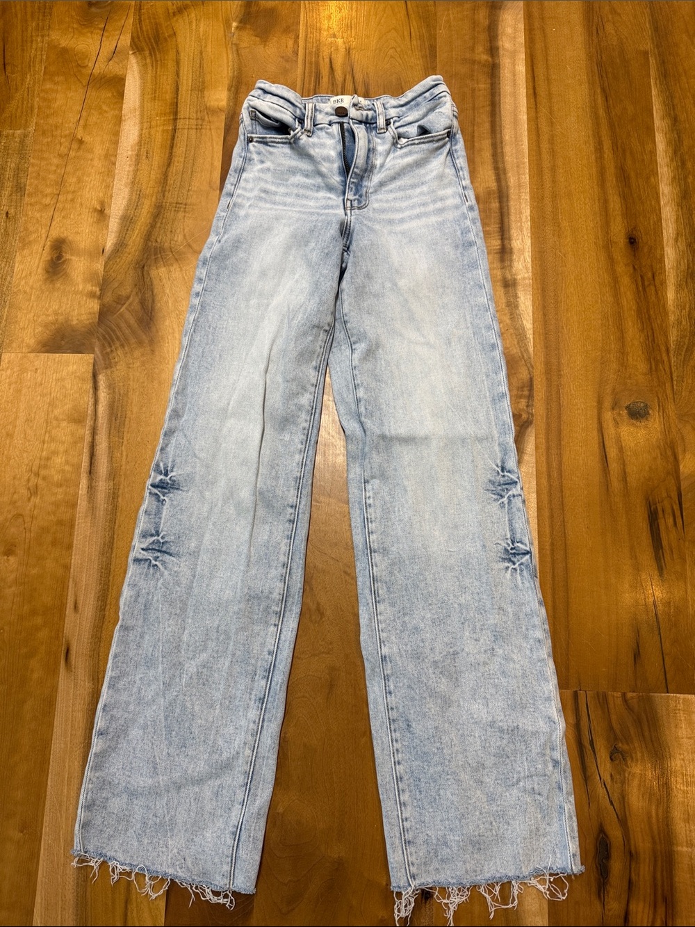 BKE Light Blue Wide-Leg High-Rise Jeans